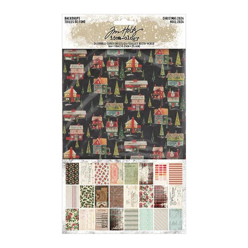 Idea-ology - Christmas Backdrops Paper Pack