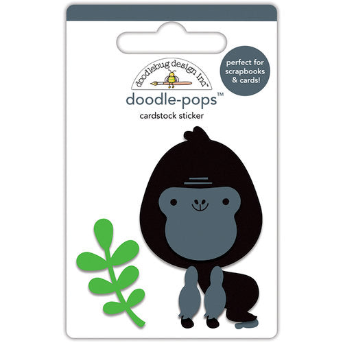 Doodle-Pops Cardstock Sticker - Gus Gorilla