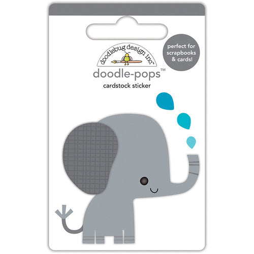 Doodle-Pops Cardstock Sticker - Eddie Elephant