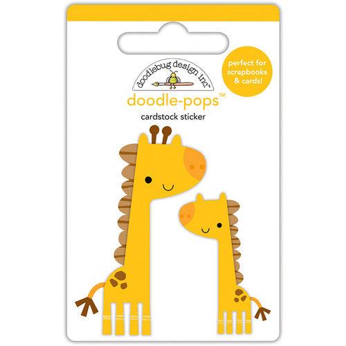 Doodle-Pops Cardstock Sticker - Jojo & Giraffe