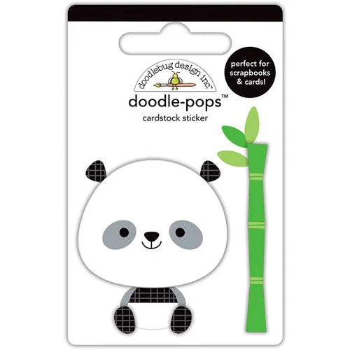 Doodle-Pops Cardstock Sticker - Polly Panda