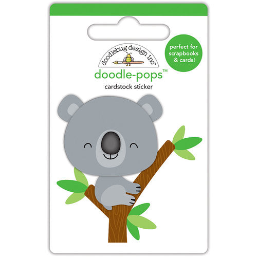 Doodle-Pops Cardstock Sticker - KC Koala