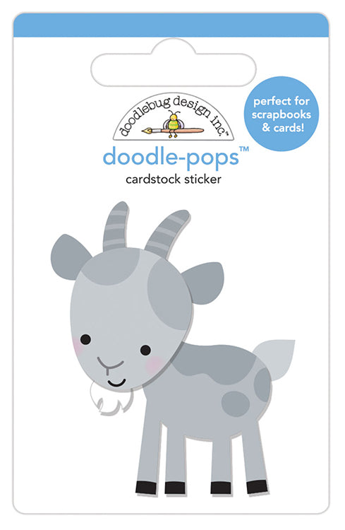 Doodle-Pops Cardstock Sticker - Billy Goat