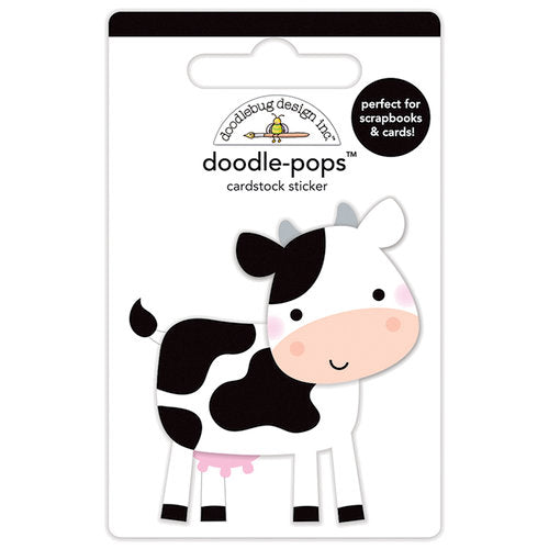 Doodle-Pops Cardstock Sticker - What's Moo