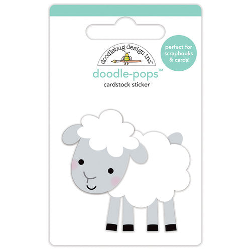 Doodle-Pops Cardstock Sticker - Little Lamb