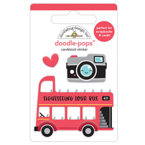 Doodle-Pops Cardstock Sticker - Double Decker