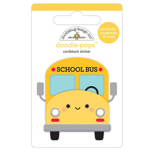 Doodle-Pops Cardstock Sticker - School Bus