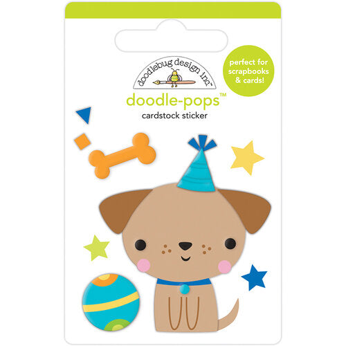 Doodle-Pops Cardstock Sticker - Yappy Birthday