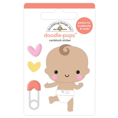 Doodle-Pops Cardstock Sticker - Baby Steps