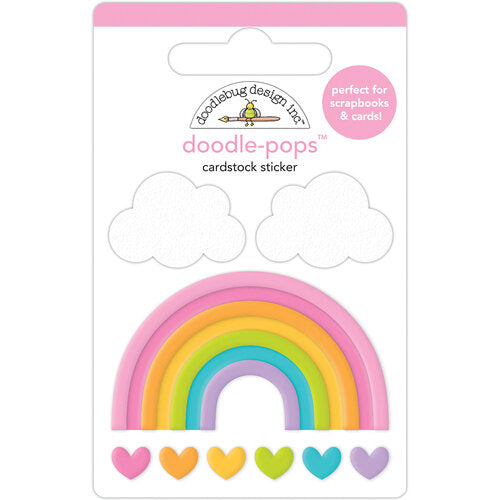 Doodle-Pops Cardstock Sticker - Over the Rainbow