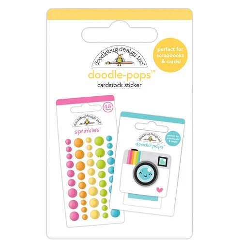 Doodle-Pops - 3D Cardstock Sticker - Doodle Minis