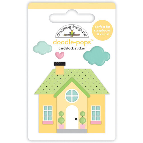 Doodle-Pops Cardstock Sticker - Cozy Cottage