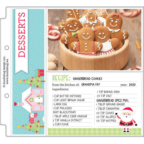 Candy Cane Lane Collection - Christmas - Recipe Cards