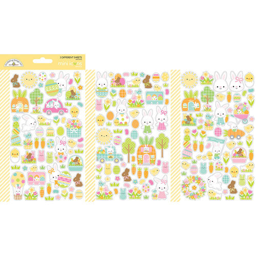 Bunny Hop Collection - Mini Stickers - Icons