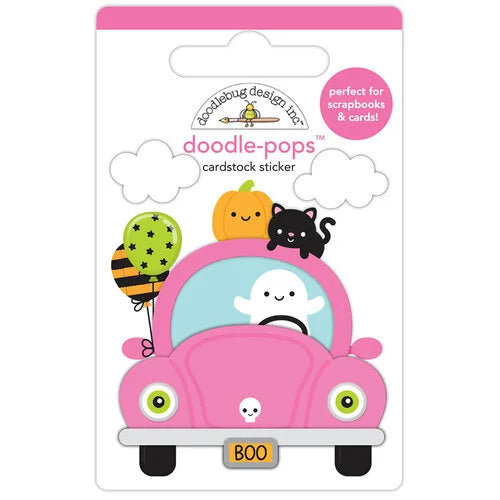 Doodle-Pops - 3D Cardstock Sticker - Boo Cruise