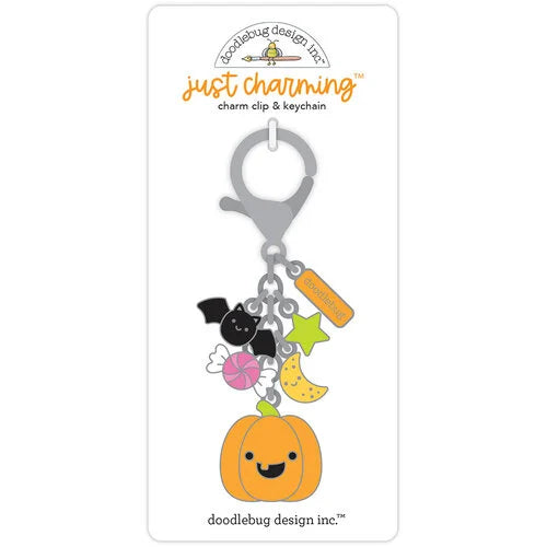 Hey Pumpkin Collection - Just Charming Clip And Keychain - Hey Pumpkin