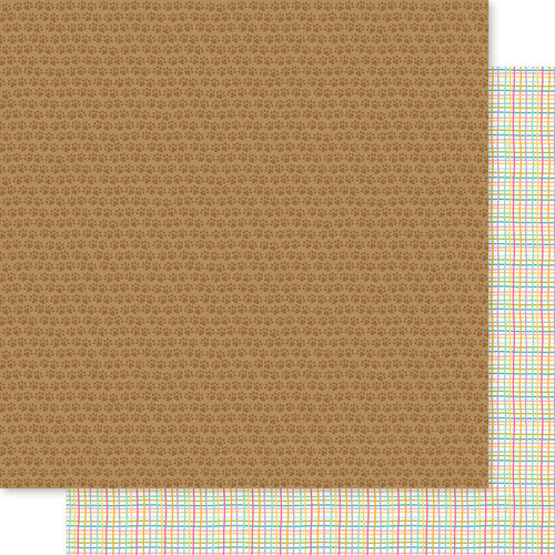 Bella Blvd - Bow Wow Collection - 12 x 12 Double Sided Paper - Pawsitive Vibes