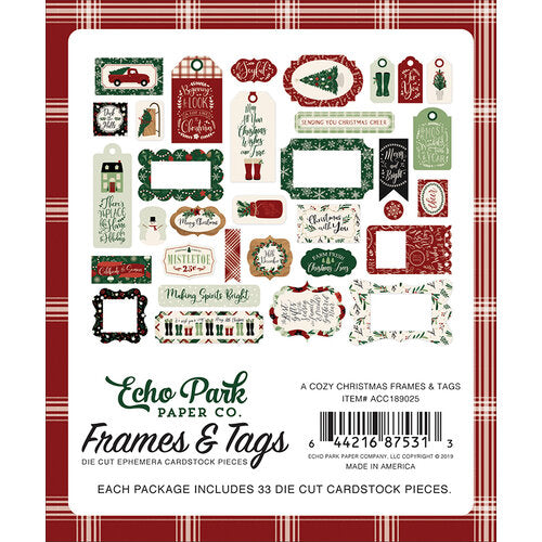 A Cozy Christmas Frames and Tags