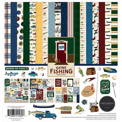 Gone Fishing Collection - 12 x 12 Collection Kit