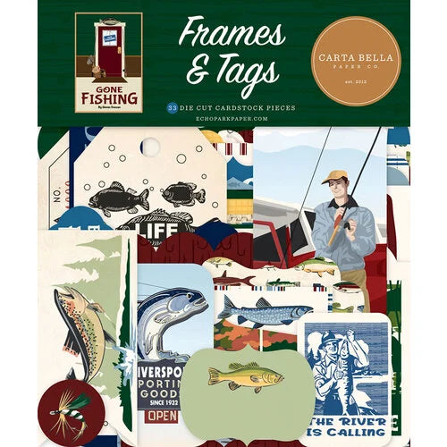 Gone Fishing Collection - Frames And Tags