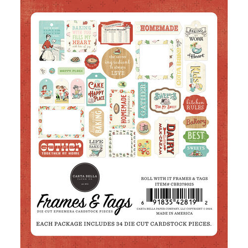 Roll With It Collection - Ephemera - Frames And Tags