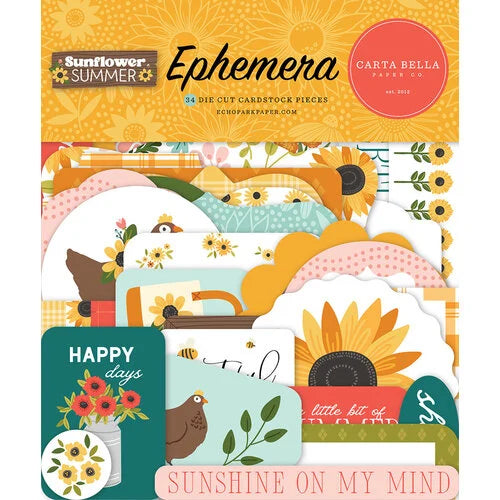 Sunflower Summer Collection - Ephemera