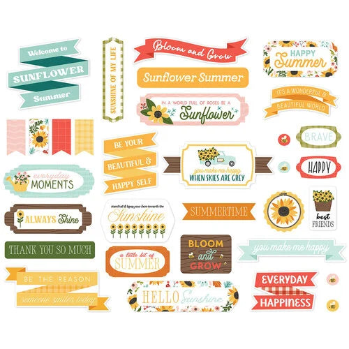 Sunflower Summer Collection - Titles And Phrases