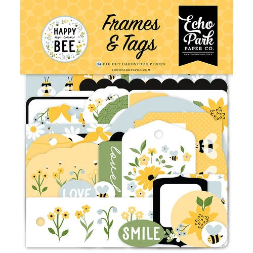 Happy As Can Bee Collection - Frames And Tags