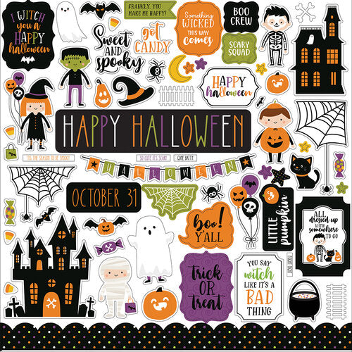 Halloween Magic Collection - 12 x 12 Cardstock Stickers