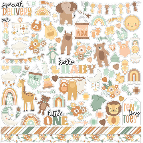 Our Baby Collection - 12 x 12 Cardstock Stickers