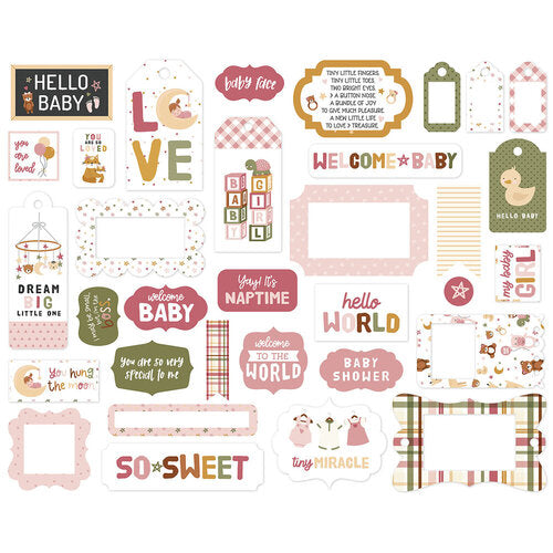 Special Delivery Baby Girl Collection - Frames And Tags