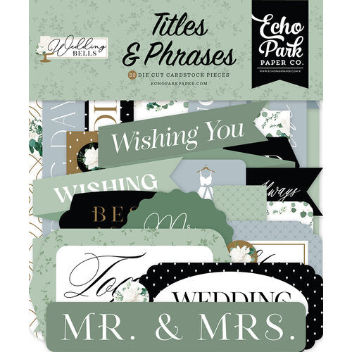 Wedding Bells Collection - Ephemera - Titles and Phrases