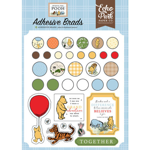 Winnie The Pooh Collection - Adhesive Brads