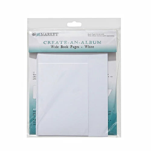 Create-An-Album Collection - Wide Book Pages - White