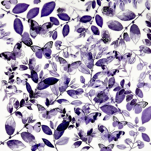 Color Swatch Lavender Collection - Acetate Leaves