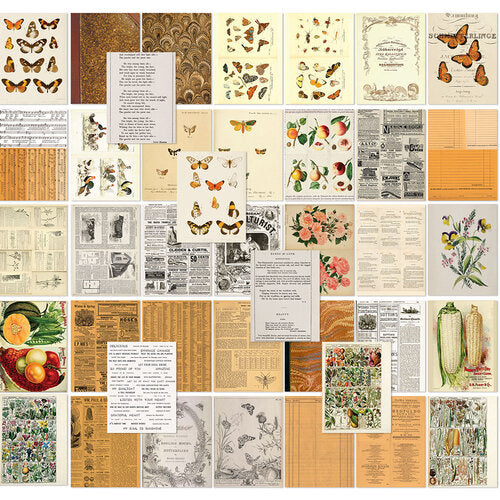 Color Swatch Peach Collection - Collage Sheets