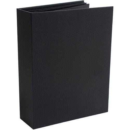 Foundations 2" Portrait  - 6.5 x 8.5 Chipboard Album - Portrait - Black