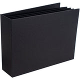 Foundations - 8.5 x 6.5 Chipboard Album - Landscape - Black