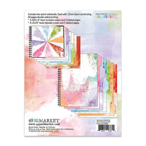 Spectrum Gardenia Collection - Spiral Notebook Set