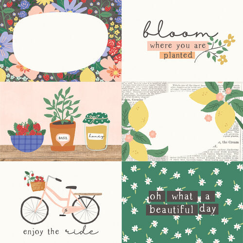 The Little Things Collection - 12 x 12 Double Sided Paper - 4 x 6 Elements