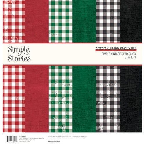 Simple Vintage Dear Santa Collection - 12 x 12 Vintage Basics Kit