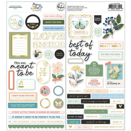 Making the Best of It Collection - Cardstock Stickers