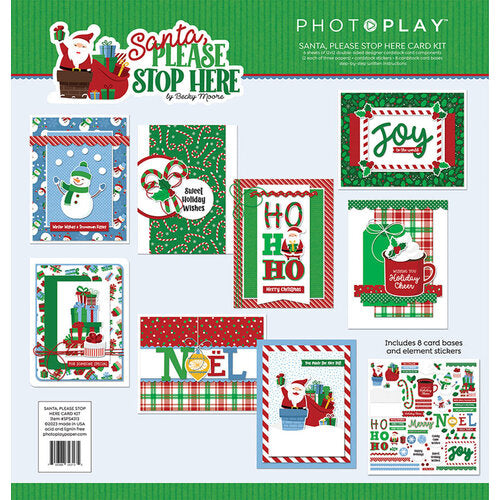 Santa Please Stop Here Collection - Card Kit