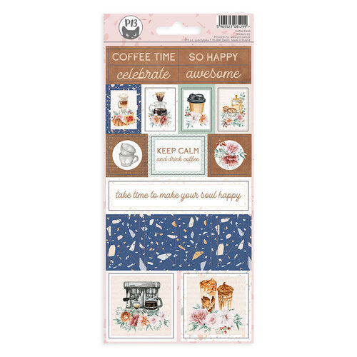 Coffee Break Collection - Cardstock Stickers - 02