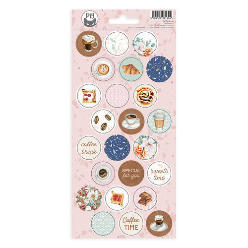 Coffee Break Collection - Cardstock Stickers - 03