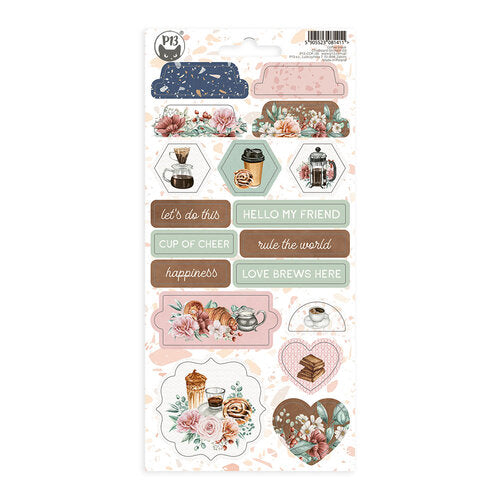 Coffee Break Collection - Chipboard Stickers
