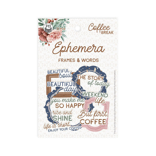 Coffee Break Collection - Ephemera - Frames And Words