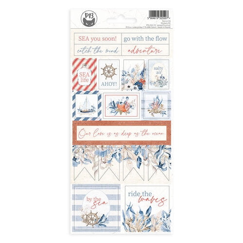 Sea La Vie Collection - Cardstock Stickers - Sheet 02