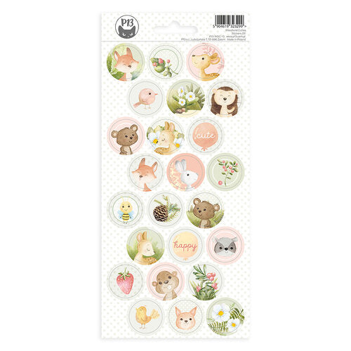 Woodland Cuties Collection - Cardstock Stickers - 03