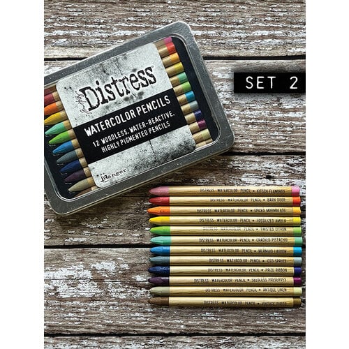 Distress Watercolor Pencils - Set 2